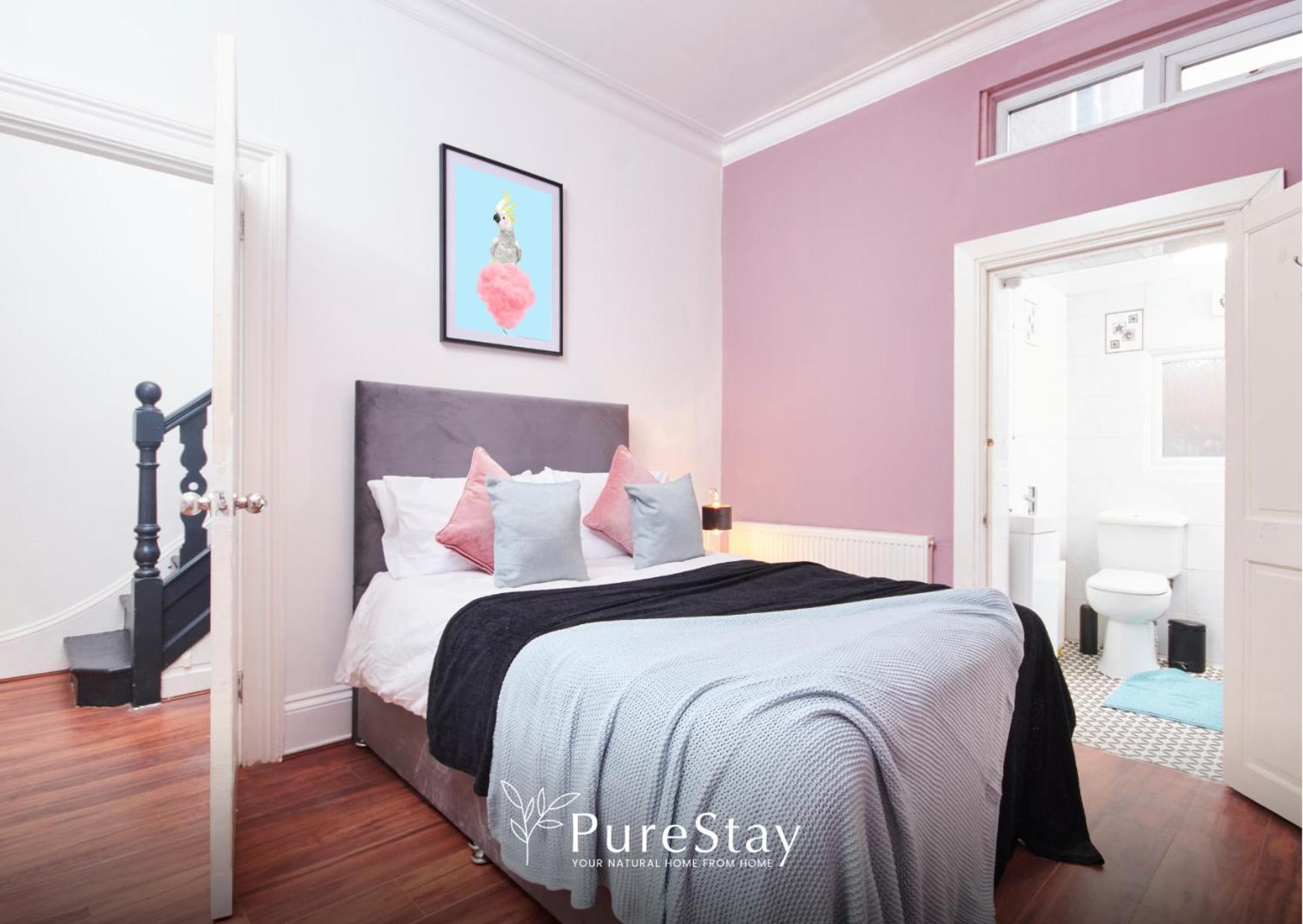 5 Bed House In Leamington Spa Perfect For Contractors With 7 Beds By Purestay - 14 Night Min! Eksteriør billede