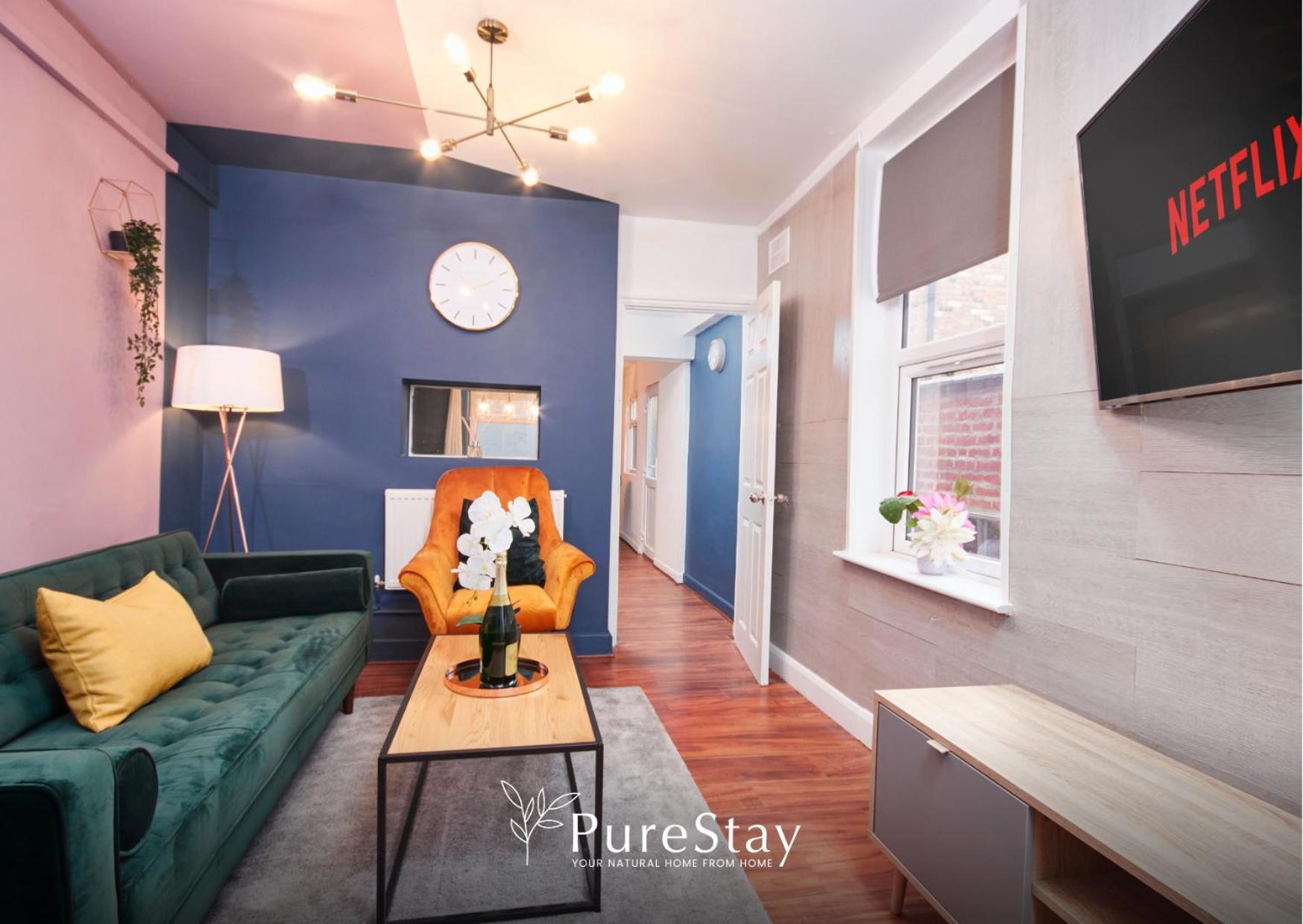 5 Bed House In Leamington Spa Perfect For Contractors With 7 Beds By Purestay - 14 Night Min! Eksteriør billede
